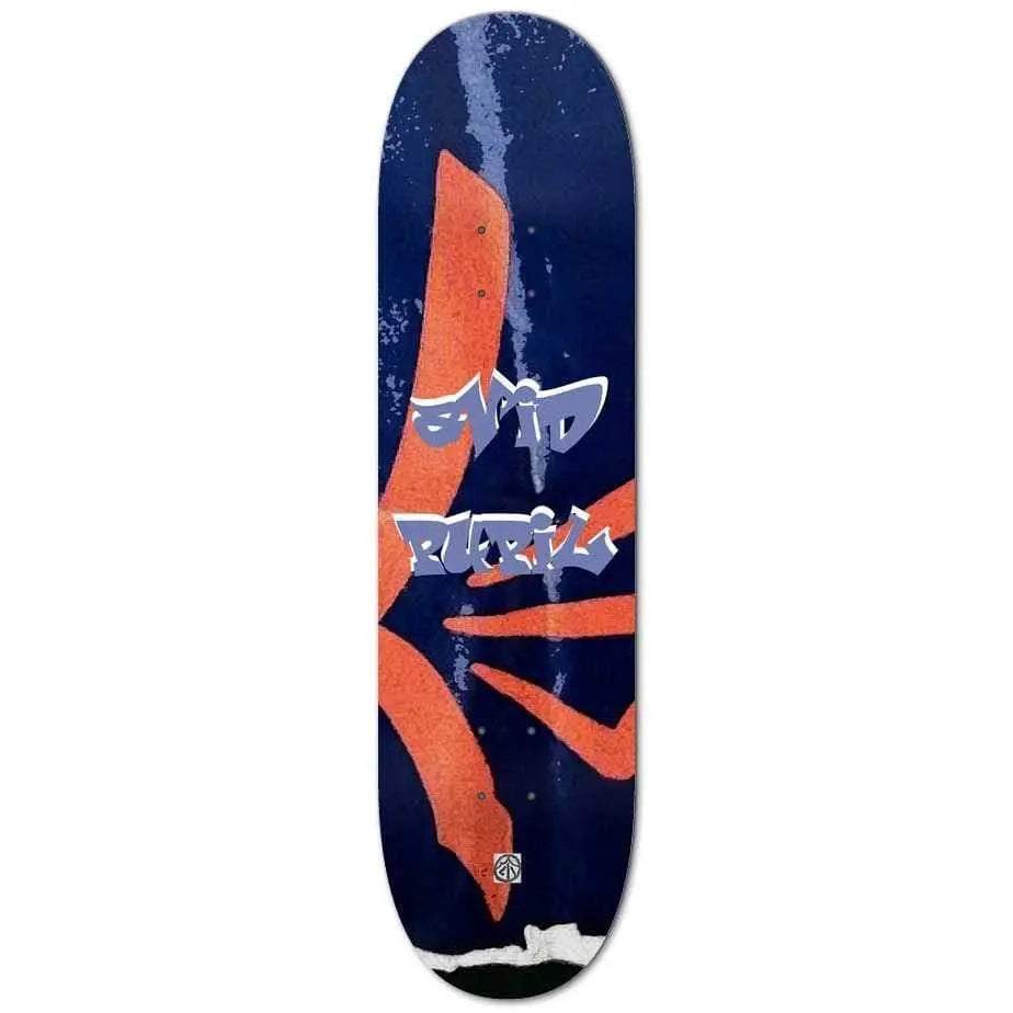 Orange on Blue - www.avidpupilskateboards.com